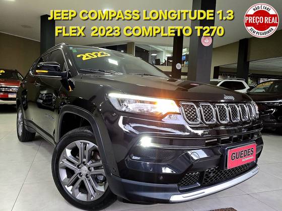 JEEP COMPASS 1.3 T270 TURBO FLEX LONGITUDE AT6 JEEP COMPASS 1.3 T270 TURBO FLEX LONGITUDE AT6